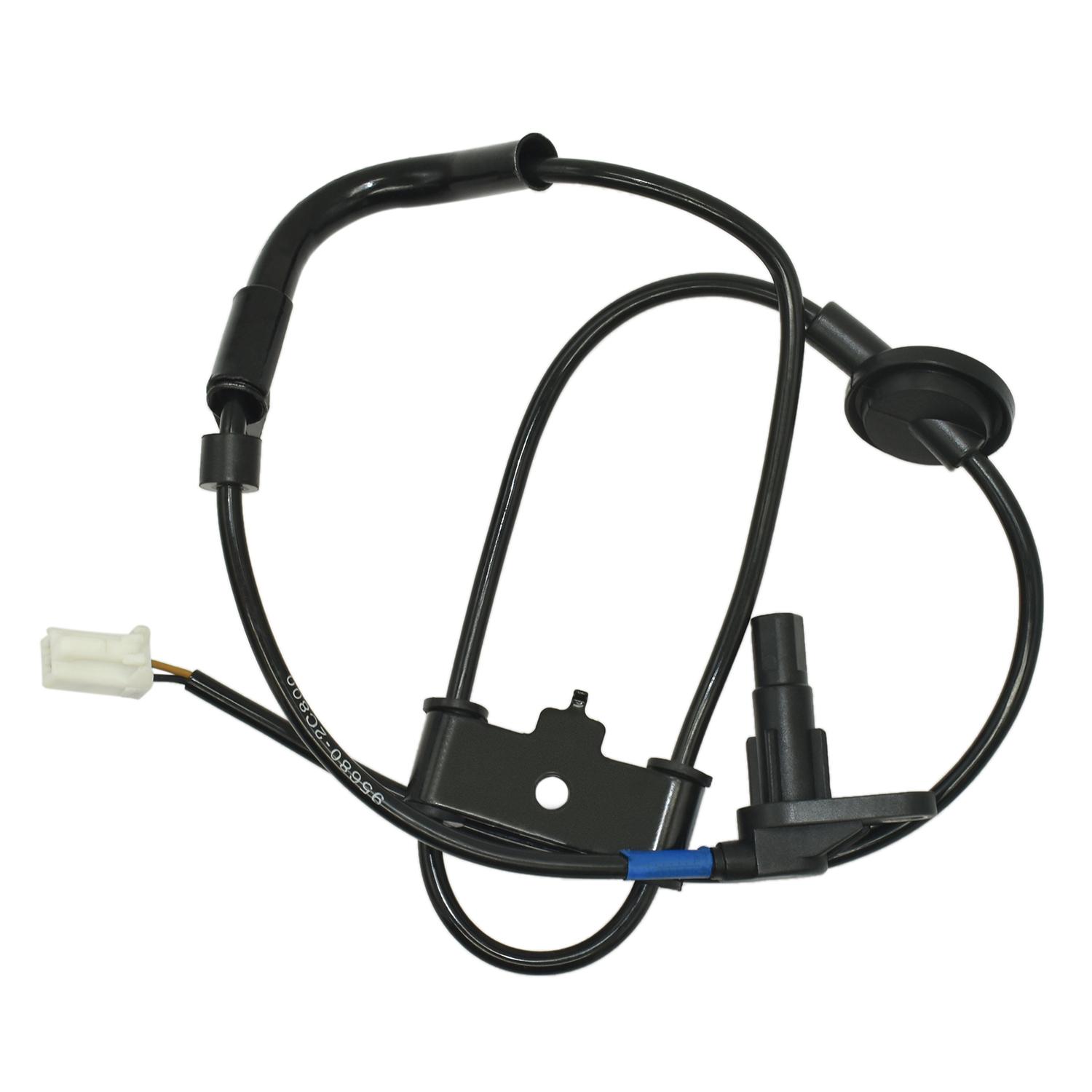 ABS Wheel Speed Sensor Compatible with Hyundai Models - Tiburon 2006 2007 2008 - Rear Right Passenger Side, Replace# 95680-2C800, 956802C800