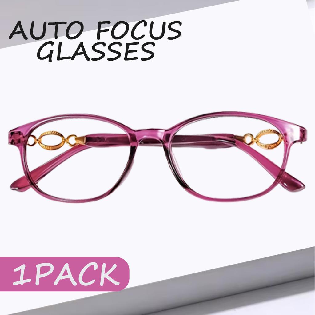 2PCS Auto-focus Reading Glasses Unisex Design Hollowed-out Temple Design Suitable for Computer Use and a Perfect Gift Choice.