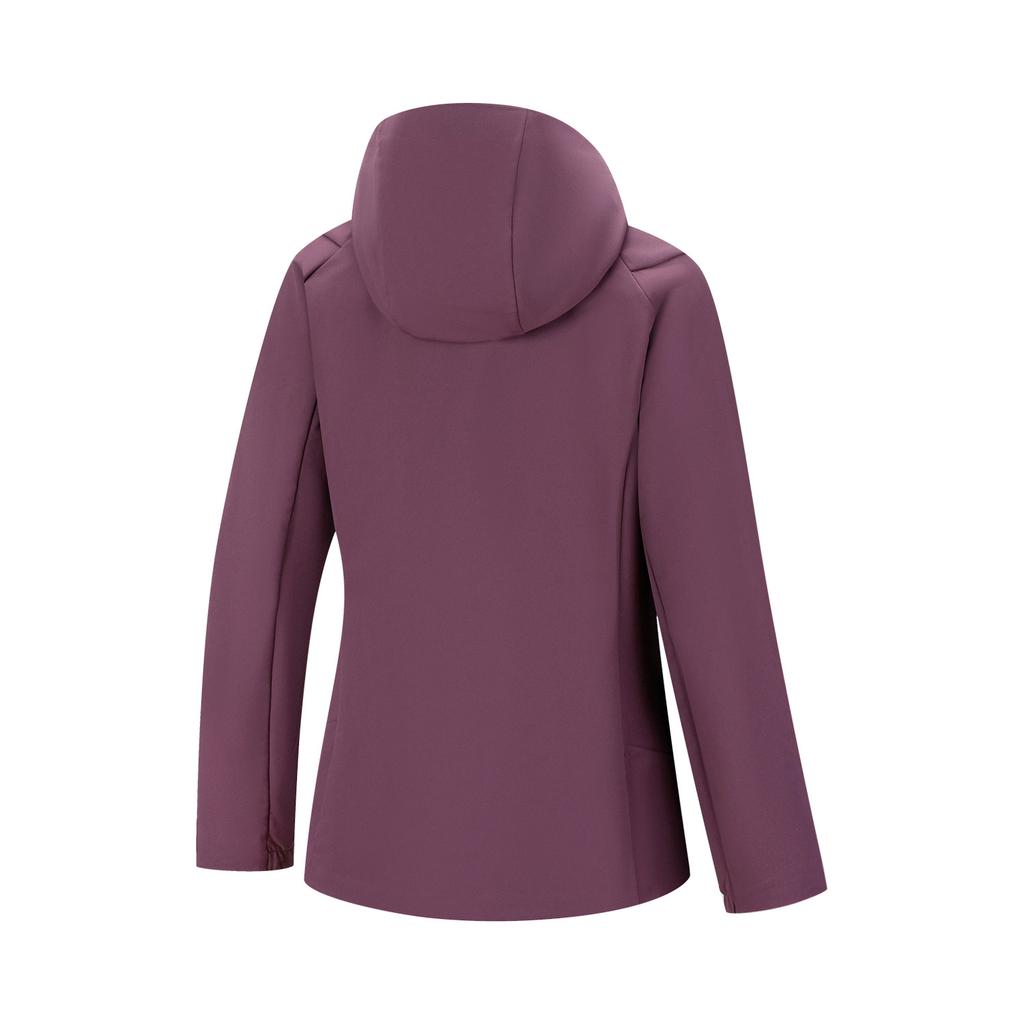 Li Ning Honor Gold Standard Series Fleece Lined Solid Color Windbreaker Jacket Women Jacket AFDWB70-2