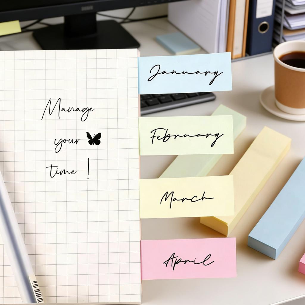 400 Sheets/Pack Small Rectangle Colorful Sticky Notes – Perfect for Students, Home, School & Office Use