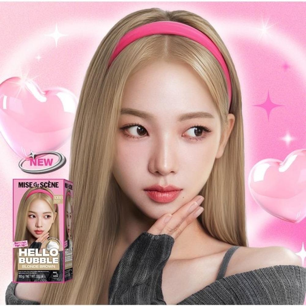 Mise En Sc Ne [1+1] Nouveau Hello Bubble 10bb Blond Brun 100g