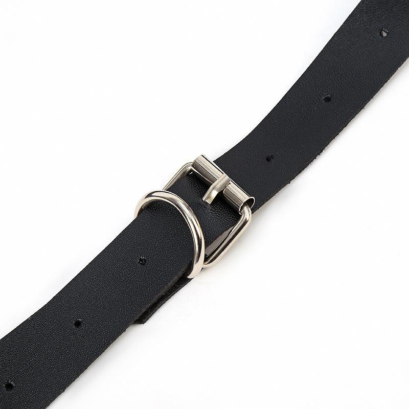 Mei Mary Women's belt punk circle chain belt decorative skirt jeans waist chain