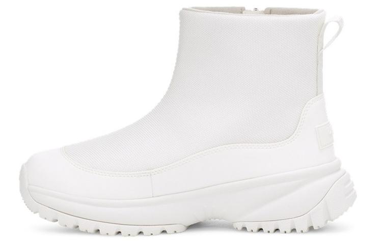 Женские снежные ботинки UGG Yose Zip с флисовой подкладкой Белые 1112329-WHT 36.5