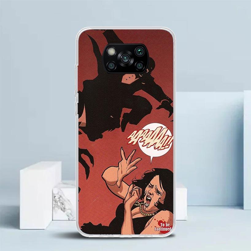 Gothic Vampire Scarlet Art Phone Case For Xiaomi Poco F7 Ultra X5 X6 X7 Pro M7 Redmi 15C 15 13C 13 12C 12 10C 10 10A 9 9C 9A 9T
