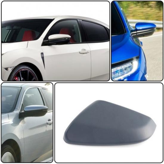 Left Driver Side Mirror Cover Caps Rearview Cover Trim For Honda Civic 2016~