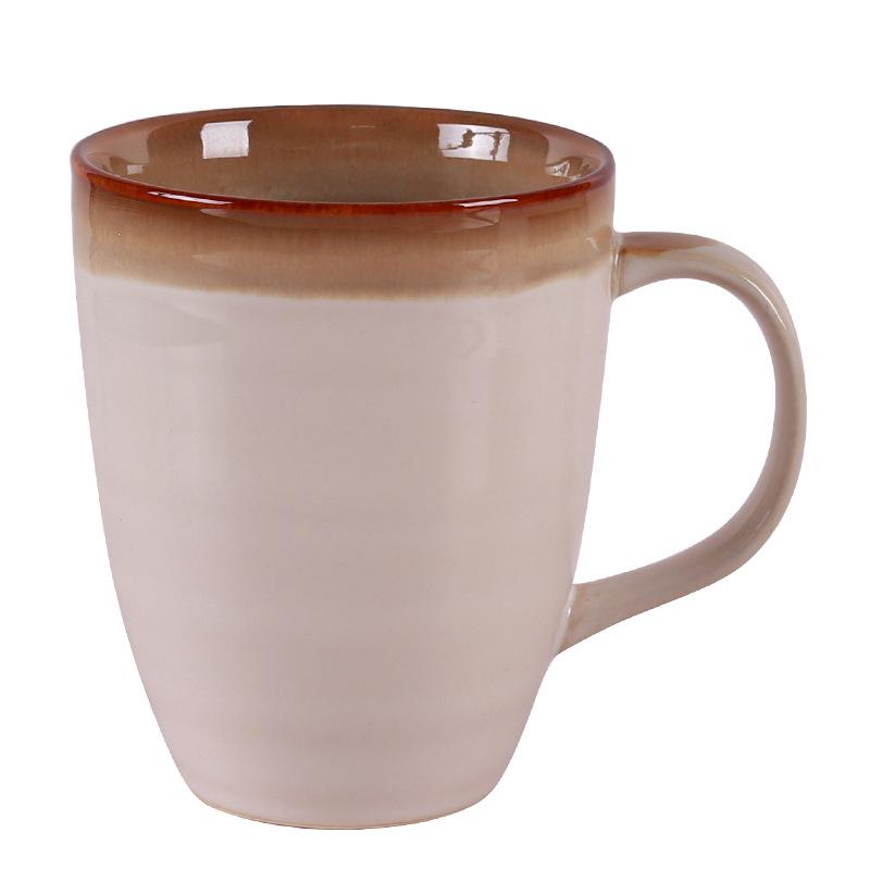 Retro Simple Ceramic Mug Household Drinking Water Ceramic Water Cup High-end Sense Office Ceramic Mug Funny Mugs Coffee Cups Bar