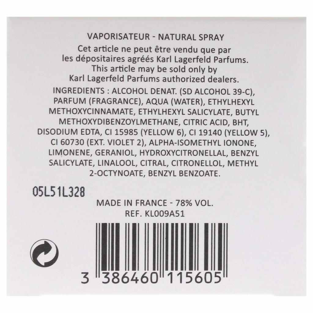 Karl Lagerfeld, Karl Paris 21 Rue Saint-Guillaume, Eau De Parfum, For Women, 60 Ml
