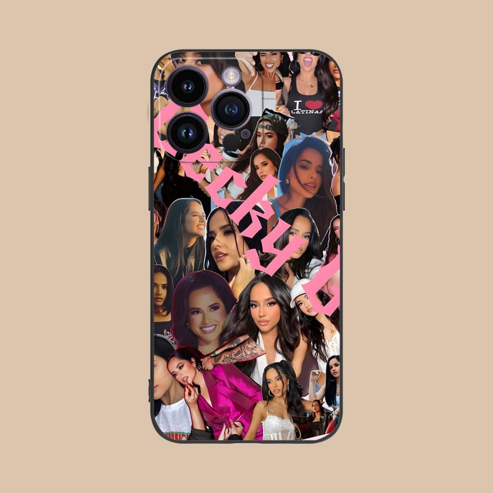 Fashion Becky G Matte TPU Mobile Phone Case for iPhone 17 16 15 14 13 12 11 X XR XS 8 7 Air Pro Max Plus Mini Colorful Cover