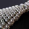 Collana Choker Multi-strato Fatta a Mano con Perle e Catena per Spalle
