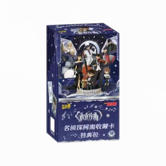 Genuine Detective Conan Collection Card Exquisite Black and Gold Character Card Anime Protagonist Peripheral Collect Gifts