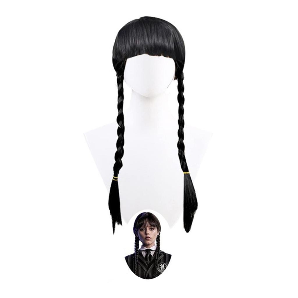 Girls Addams Family Cosplay Kids Disney Princess Birthday Christmas Halloween Play Cosplay [KOVIDSUN] Dress, Dress, Costume, Costume, Dress, Present,