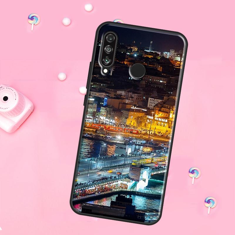 Turkey Istanbul Scenery Building For Huawei Nova 11 Pro 10 9 SE Y70 Y60 Y90 Y61 Y91 Y73 Y72 12s 12i 11i 8i P30 P40 Lite Case