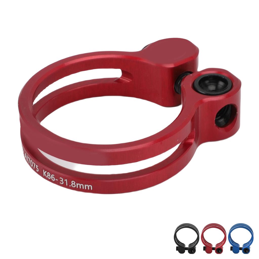 31,8 mm Fahrradsattelklemme Aluminiumlegierung Hohl Sattelrohrklemme für Mountainbike Rennrad