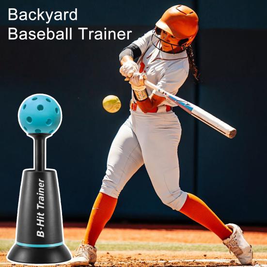 Yousheng Pop-up Trener Uderzeń Baseballowych z 3 Piłkami, Mini Podstawka do Uderzeń Baseballowych dla Idealnego Huśtania, Sprzęt do Treningu Uderzeń Baseballowych Bez