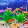 Aquarium Artificial Flowering Plants Decoration Fish Tank Landscaping Water Grass Ornaments Aquatic Simulated Flower Plant Supplies