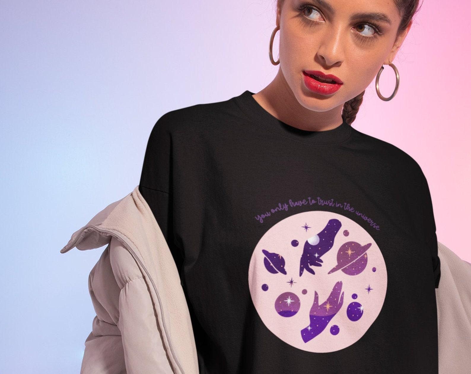 Esoteric Space T-Shirt: Alchemical Zodiac Design L