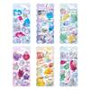 2Pc Ocean Series Small Fish Cartoon Swing Water Injection 3D Stickers Cute DIY Phone Graffiti Decoration Stickers Holiday Gifts