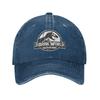 Jurassic World  Movie  Sun Baseball Cap  Women Men Print Hip Hop Hats Summer Y2k Cute Outdoor Sport Sun-Proof Snapback Cap