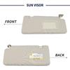 Passenger Side Sun Visor Fit For Nissan Versa 2007 2008 2009 2010 2011 2012 Replace 96400-EL31A Front Right | Sun Protection Shade | Makeup Mirror |