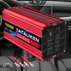 US Socket 12V To AC 110V 60HZ Pure Sine Wave Inverter Car Power 1600W/2200W/3000W Voltage Portable Converter with LED