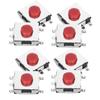 200Pcs 6 X 6 X 3.1mm Tactile Push Button Switch Micro Momentary Tact Tactile Push Button Switch Assortment Kit