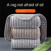 Absorbent Kitchen Rag Non-Stick Oil Bamboo Charcoal Fiber Cloth Cleaning Towel  for Home Kitchen