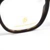 Pristine EYEWEAR by DAVID BECKHAM Glasses DB Monogram Engraved Rectangle Shape End Tip black mens DB 1084 Used