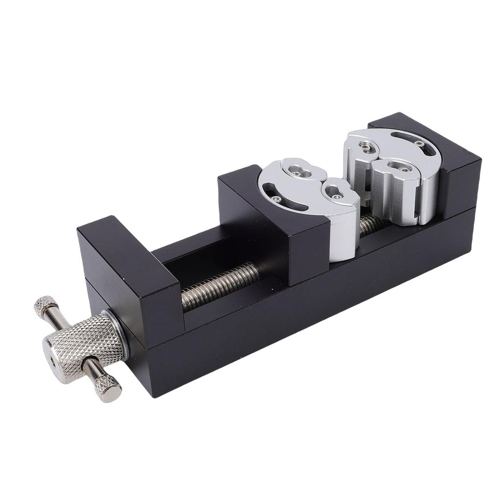 Mini Vise Clamp Smart Fractal for Drill Press Bench Heavy Duty Self Adjusting Aluminum Alloy for Crafts Jewelry Making