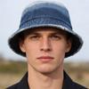Nuovo Cappello a Secchiello in Denim Casual Unisex con Bordo Sfilacciato Cappelli da Sole in Cotone Lavato Vintage per Uomo Donna Streetwear Cappello Berretto