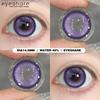 1 Pair Cosplay Color Contact Lenses for Eyes Anime Red Lenses Pink Halloween Cosmetic Contact Yearly Purple Eye Lenses