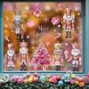 Nutcracker Christmas Window Stickers - Family Party Glass Decorations
