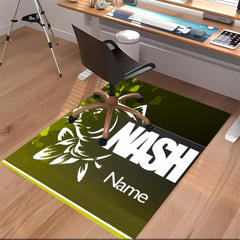 Custom personalization Nash logo Print Area Rug - Soft, Washable Non-Slip Indoor Mat,Living Room,Home&Office Decorative Rug