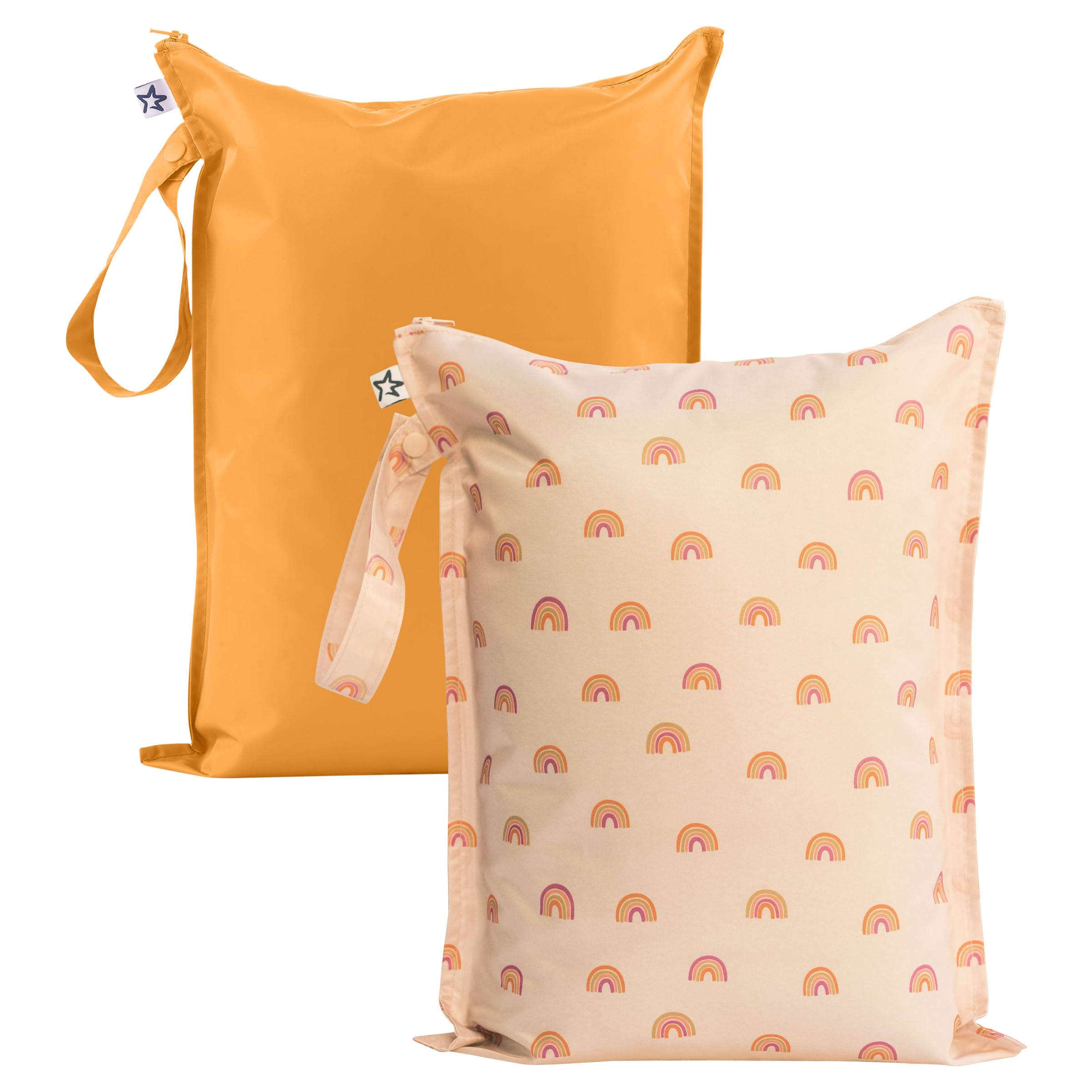 

Tiny Twinkle Wet Bag Official Machine for Indoor Bath Rainbow 2-Pack [Japan Product] Waterproof, Washable, Clothes, Diapers, Towels, Swimsuits, Shoes,
