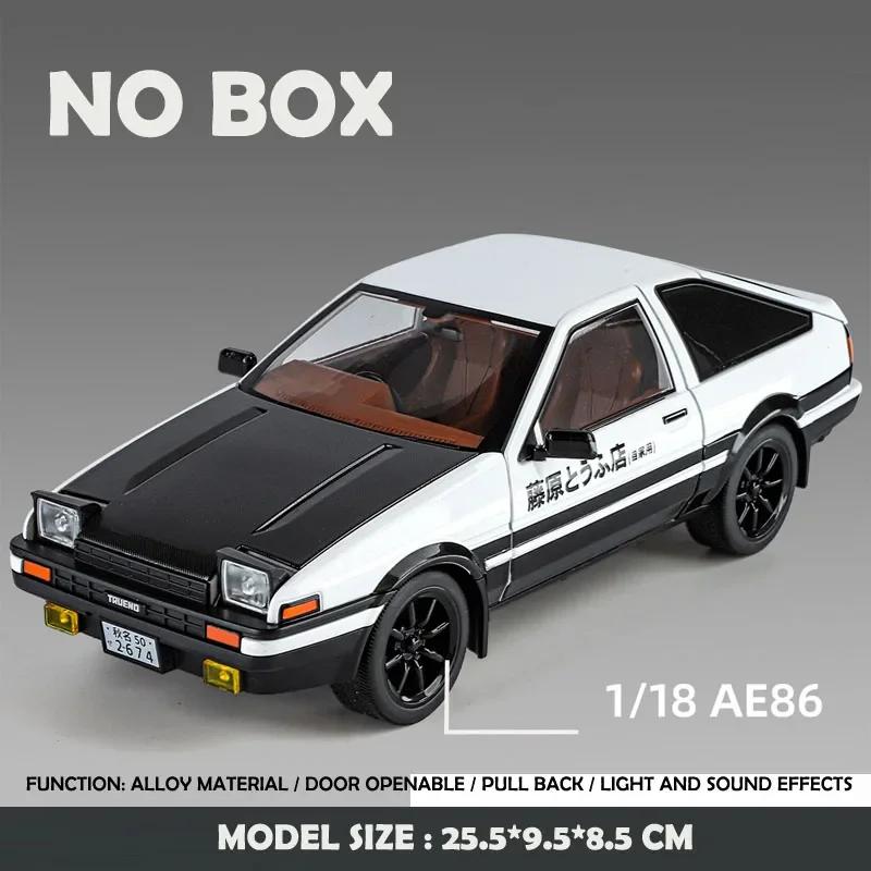 

Симуляція Initial D 1/18 Toyota AE86 TRUENO Модель автомобіля зі сплаву Литий під тиском Мініатюрний автомобіль Подарунок Хлопцю Подарунок на День народження Хлопчику