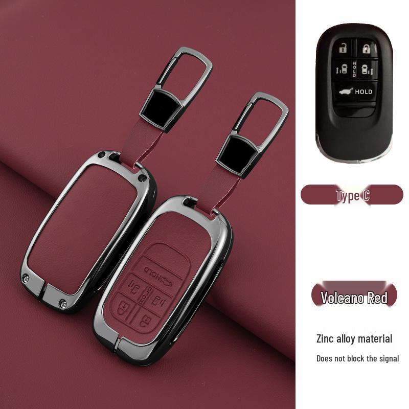 Stylish Metal Car Key Case for XRV, Fit, Vezel, URV, Fengfan, Xiangyu - Personalized Luxury Remote Shell Cover