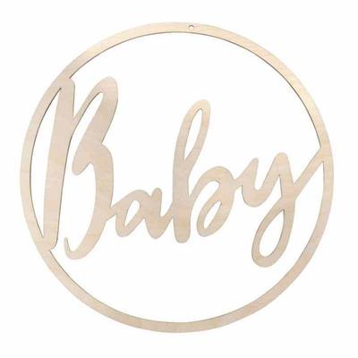 Wooden Baby Decoration 30 Cm