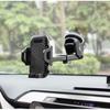 Universal Auto Smartphone Windshield Dashboard Suction Cup Mount 360 Rotation Car Holder Waterproof Feature Supports Desk Usage