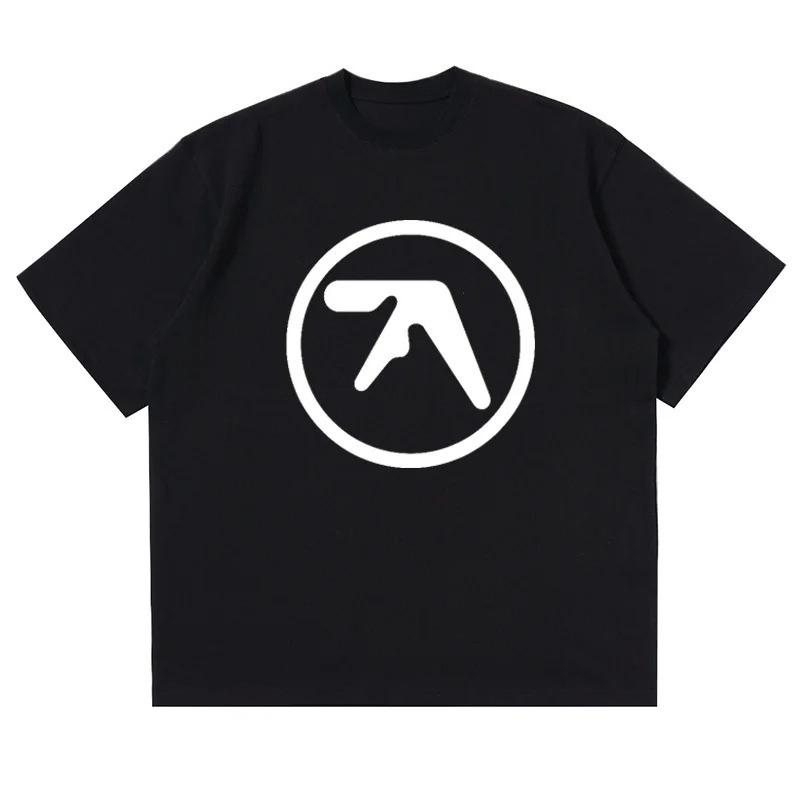 2026 Unisex T-Shirt Aphex Twin Shirt Cotton Print Oversized Y2k Streetwear Tees Short Sleeve Tops Korean Fashion Aesthetic Clothing