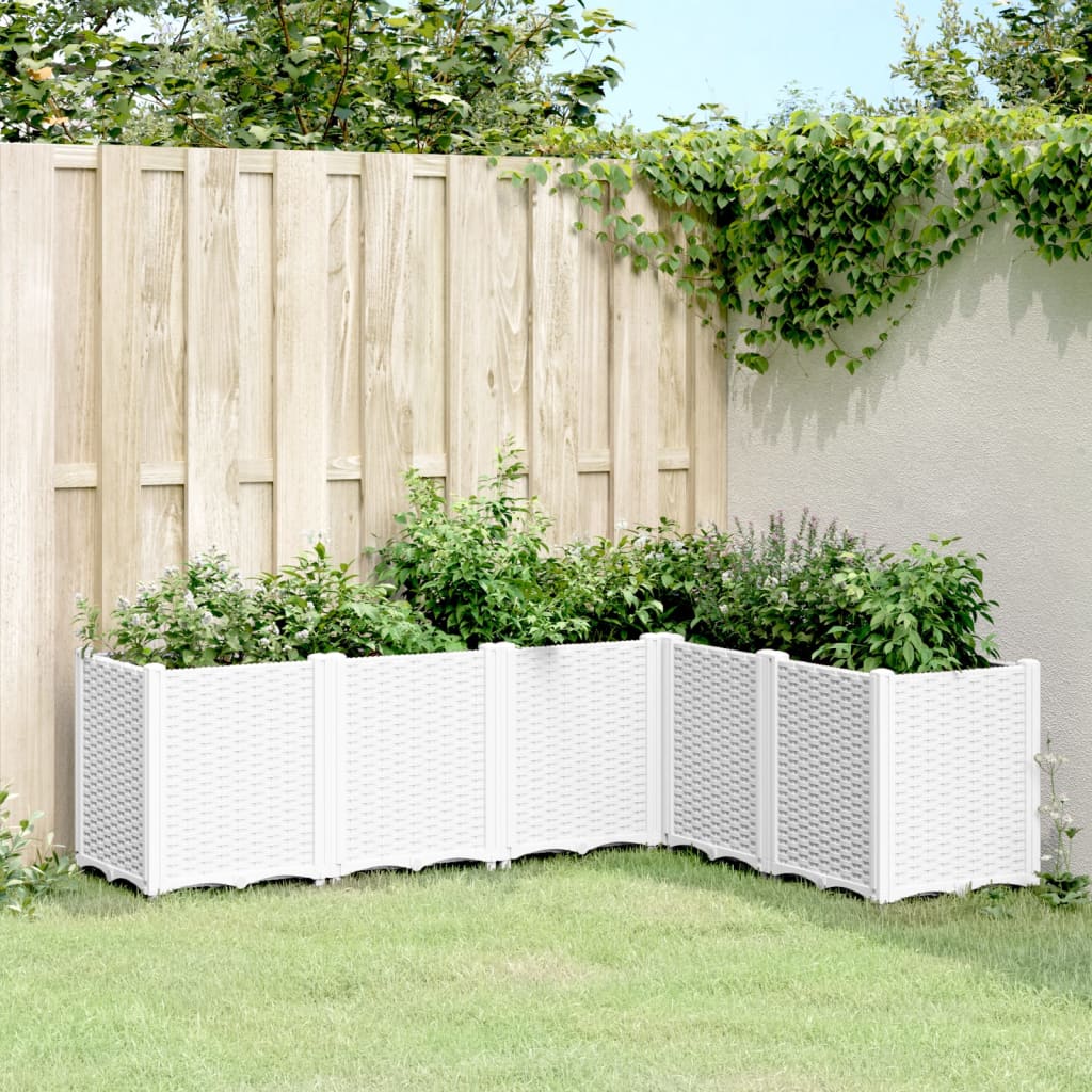 Plant Pot White 160x120x53 cm PP