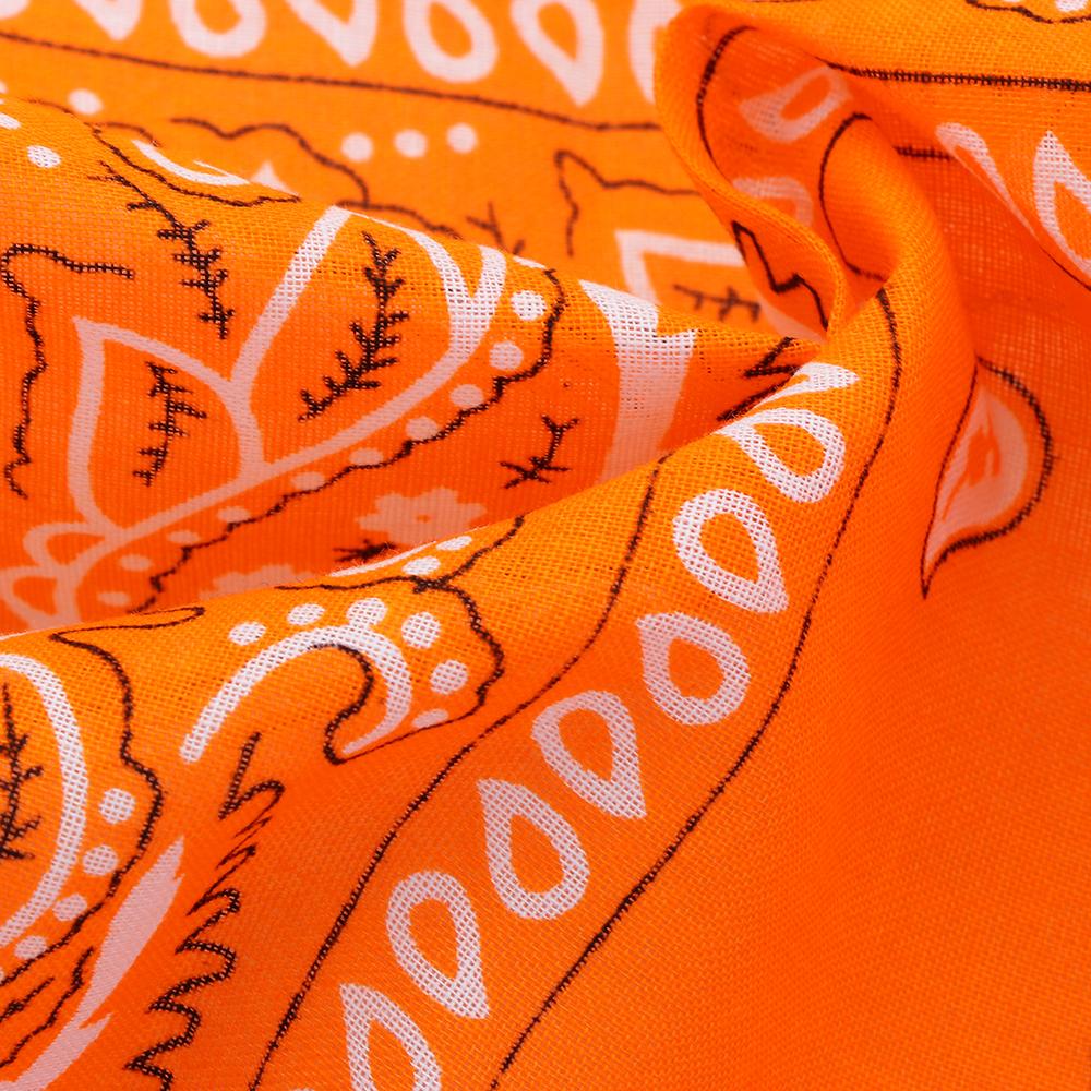 Lenço de Cabeça 100% Algodão Faixa de Cabelo Paisley Bandana Lenços Quadrados Estampados Pulseira