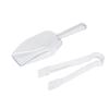 Food Grade Ice Cubes Tongs With Serrated Teeth For Beverage Service And Family Gatherings Rustproof Hygienic Ice Shovel