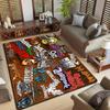 Band Logo Music Rock and Roll Pattern Carpet  for Living Room Bedroom Non-Slip Soft Rug Kitchen Floor Mat Entrance Doormat
