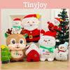 Christmas Plush Doll With Santa Snowman Reindeer And Tree Decor For Holiday Gift And Home Decor