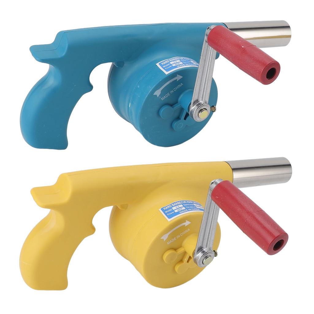 Hand Crank BBQ Fan Increase Firepower Portable Barbecue  Blower for Outdoor Camping Barbecuing