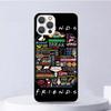 Friends Tv Show Funny Family Soft Case For iPhone 16 17 Air 16E 15 Plus 11 12 13 Mini 14 Pro Max Phone Cover Apple 7 8 SE Coque