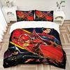 3pcs Flash Superhero Duvet Cover Set, 1 Duvet Cover + 2 Pillowcases (No Insert), Cozy Bedding, Bedroom Set, Easy Care, Durable Yy251103086