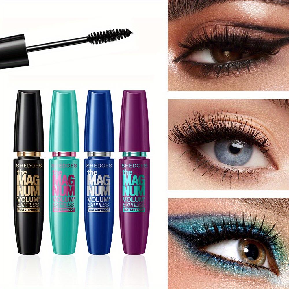 Four-color Waterproof and Anti-Sweat Slimming Mascara Long Lasting Thick Bending Quick Drying Black Mascara Lash