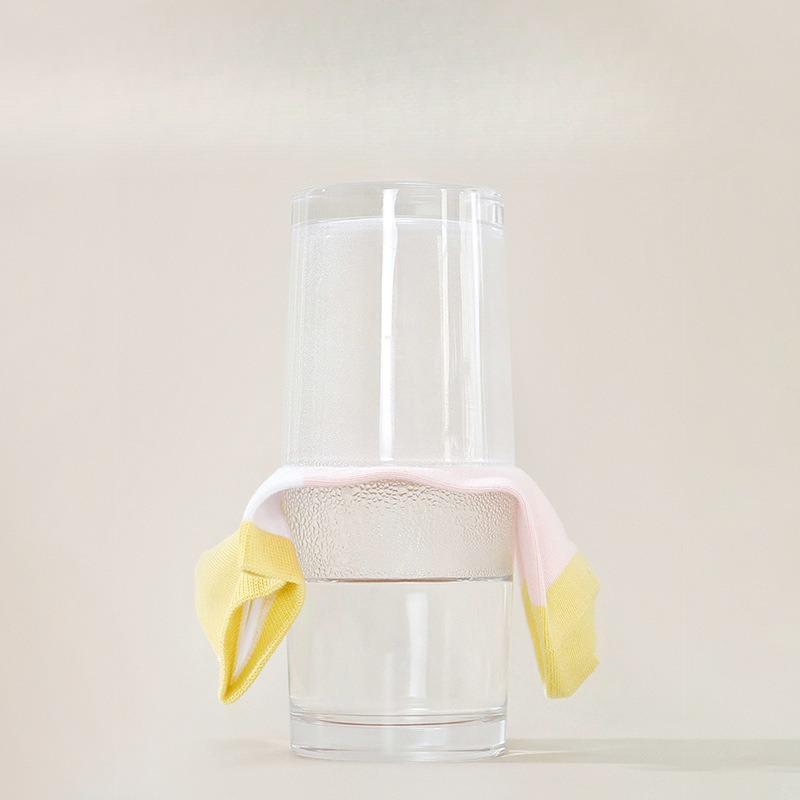 Loďkové ponožky Dámské Čistá bavlna Tenké, Mělké, Antibakteriální, Deodorizační, Absorbující pot, Prodyšné, Color-blockingové Ležérní Krátké ponožky
