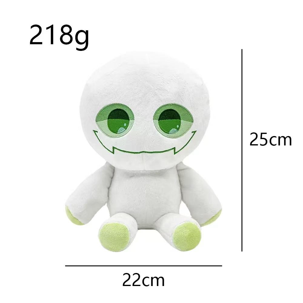 

Slap Battles Боб Плюшевый Slaps Черно-белые Мягкие Игрушки Вокруг Игры белый