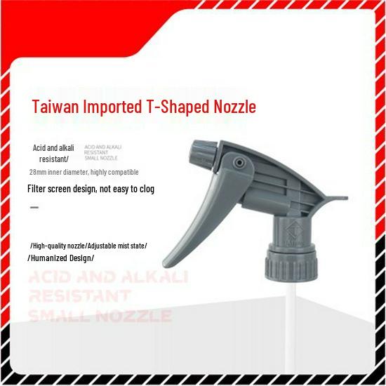 Taiwan Acid & Alkali Resistant Foam Sprayer Bottle for Car Wash & Cleaning Special Black Spray Head